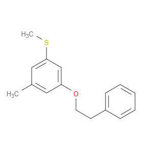 methyl(3-methyl-5-phenethoxyphenyl)sulfane