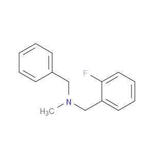 2-Fluoro-N-methyl-N-(phenylmethyl)benzenemethanamine