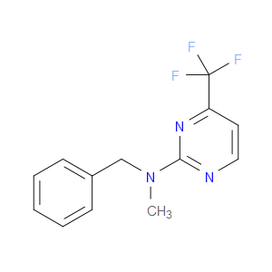 N-Methyl-N-(phenylmethyl)-4-(trifluoromethyl)-2-pyrimidinamine