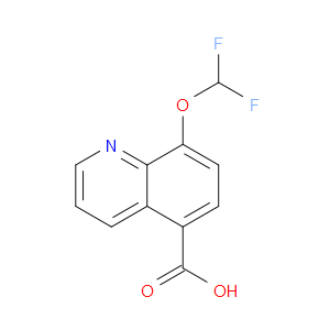 8-(difluoromethoxy)quinoline-5-carboxylic acid