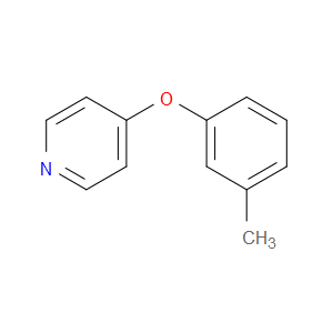 4-(m-tolyloxy)pyridine
