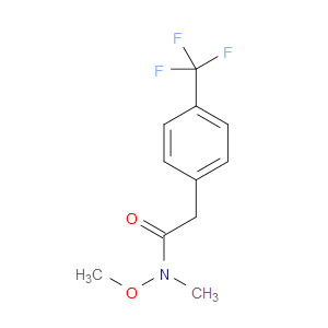 N-Methoxy-N-methyl-4-(trifluoromethyl)benzeneacetamide