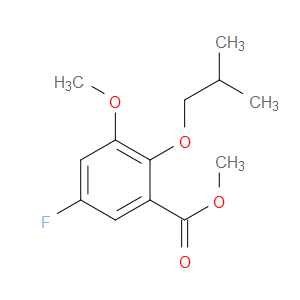 Methyl 5-fluoro-2-isobutoxy-3-methoxybenzoate