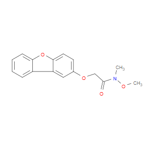 2-(2-Dibenzofuranyloxy)-N-methoxy-N-methylacetamide