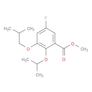 Methyl 5-fluoro-3-isobutoxy-2-isopropoxybenzoate