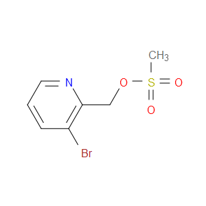 (3-bromopyridin-2-yl)methyl methanesulfonate