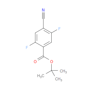 tert-butyl 4-cyano-2,5-difluorobenzoate