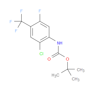 tert-butyl (2-chloro-5-fluoro-4-(trifluoromethyl)phenyl)carbamate