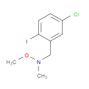 5-Chloro-2-iodo-N-methoxy-N-methylbenzenemethanamine