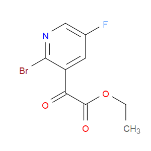 ethyl 2-(2-bromo-5-fluoropyridin-3-yl)-2-oxoacetate