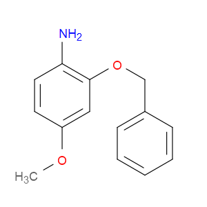 4-Methoxy-2-(phenylmethoxy)benzenamine