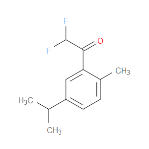 2,2-Difluoro-1-(5-isopropyl-2-methylphenyl)ethanone