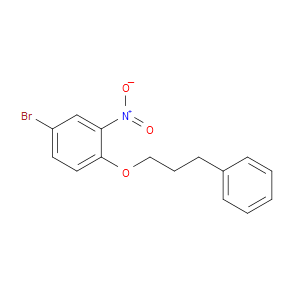 4-Bromo-2-nitro-1-(3-phenylpropoxy)benzene