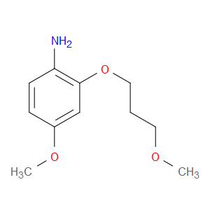 4-Methoxy-2-(3-methoxypropoxy)benzenamine