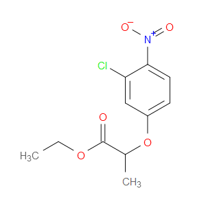 Ethyl 2-(3-chloro-4-nitrophenoxy)propanoate
