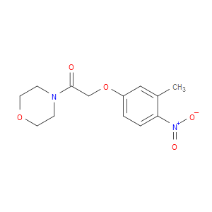 2-(3-Methyl-4-nitrophenoxy)-1-(4-morpholinyl)ethanone