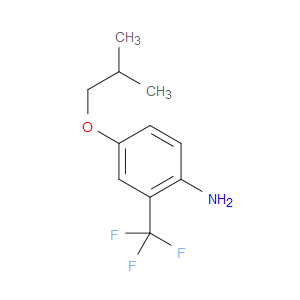 4-(2-Methylpropoxy)-2-(trifluoromethyl)benzenamine