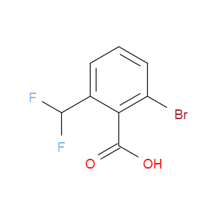 Benzoic acid, 2-bromo-6-(difluoromethyl)-