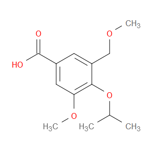 4-Isopropoxy-3-methoxy-5-(methoxymethyl)benzoic acid