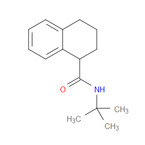 N-(1,1-Dimethylethyl)-1,2,3,4-tetrahydro-1-naphthalenecarboxamide
