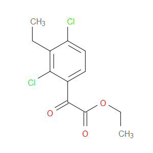 ethyl 2-(2,4-dichloro-3-ethylphenyl)-2-oxoacetate