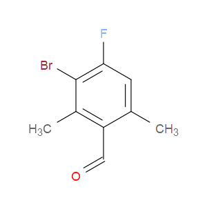 3-bromo-4-fluoro-2,6-dimethylbenzaldehyde