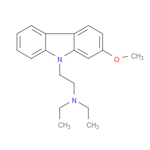 N,N-Diethyl-2-methoxy-9H-carbazole-9-ethanamine