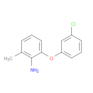 2-(3-Chlorophenoxy)-6-methylbenzenamine