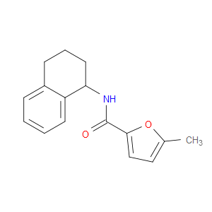 5-Methyl-N-(1,2,3,4-tetrahydro-1-naphthalenyl)-2-furancarboxamide