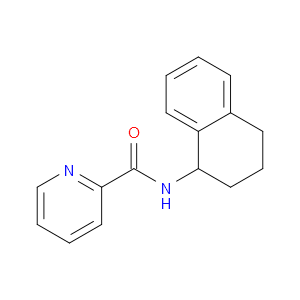 N-(1,2,3,4-Tetrahydro-1-naphthalenyl)-2-pyridinecarboxamide