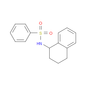 N-(1,2,3,4-Tetrahydro-1-naphthalenyl)benzenesulfonamide