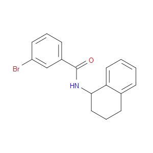 Benzamide, 3-bromo-N-(1,2,3,4-tetrahydro-1-naphthalenyl)-