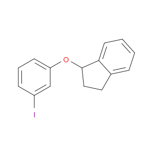 1H-Indene, 2,3-dihydro-1-(3-iodophenoxy)-