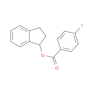 2,3-Dihydro-1H-inden-1-yl 4-fluorobenzoate