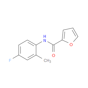 N-(4-Fluoro-2-methylphenyl)-2-furancarboxamide