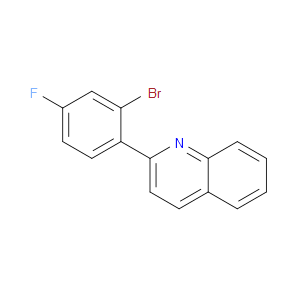 Quinoline, 2-(2-bromo-4-fluorophenyl)-