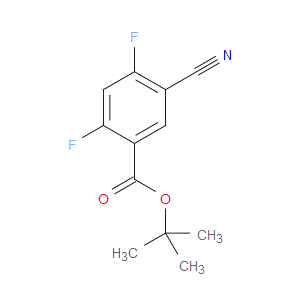 tert-butyl 5-cyano-2,4-difluorobenzoate