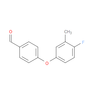 4-(4-fluoro-3-methylphenoxy)benzaldehyde