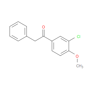 Acetophenone, 3'-chloro-4'-methoxy-2-phenyl-