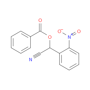 cyano(2-nitrophenyl)methyl benzoate