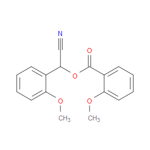 Cyano(2-methoxyphenyl)methyl 2-methoxybenzoate