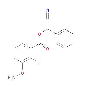 Benzoic acid, 2-fluoro-3-methoxy-, cyanophenylmethyl ester
