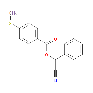 Benzoic acid, 4-(methylthio)-, cyanophenylmethyl ester