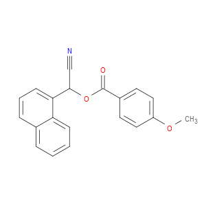 Benzoic acid, 4-methoxy-, cyano-1-naphthalenylmethyl ester