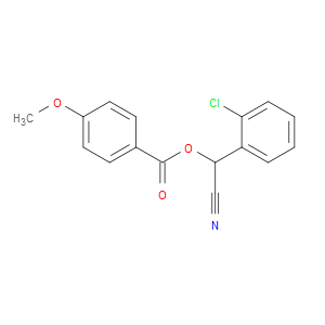 Benzoic acid, 4-methoxy-, (2-chlorophenyl)cyanomethyl ester