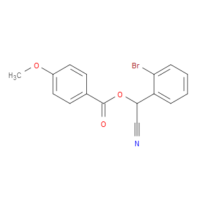 Benzoic acid, 4-methoxy-, (2-bromophenyl)cyanomethyl ester