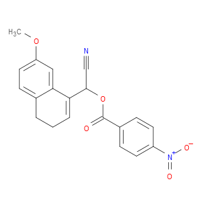 cyano(7-methoxy-3,4-dihydronaphthalen-1-yl)methyl 4-nitrobenzoate