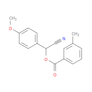 Cyano(4-methoxyphenyl)methyl 3-methylbenzoate