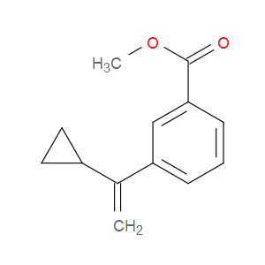 Benzoic acid, 3-(1-cyclopropylethenyl)-, methyl ester