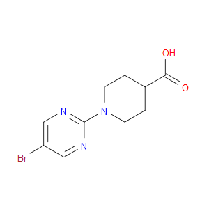 1-(5-Bromo-2-pyrimidinyl)-4-piperidinecarboxylic acid